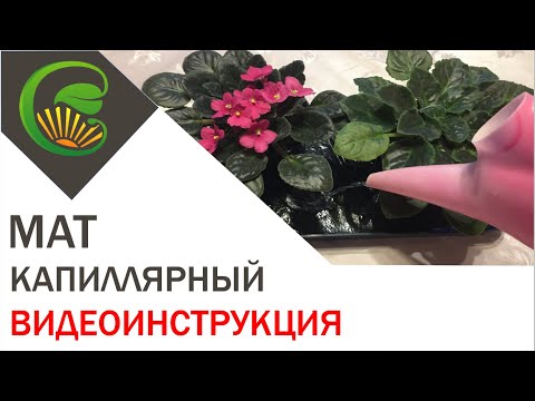 Капиллярный мат - автополив рассады и комнатных растений (видеоинструкция)
