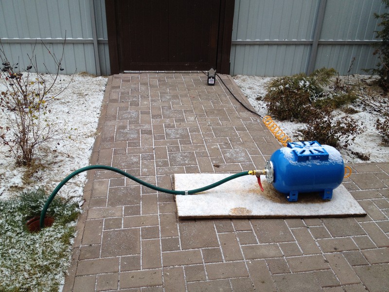 подготовка водоснабжения на даче к зиме